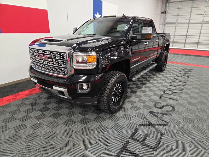 2018 GMC Sierra 2500HD Denali Lifted 4WD 6.6L Diesel GPS Camera New Tires FREE WARRANTY Arlington TX
