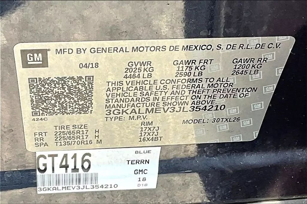 2018 GMC Terrain SLE Sport Utility 4D Maitland FL