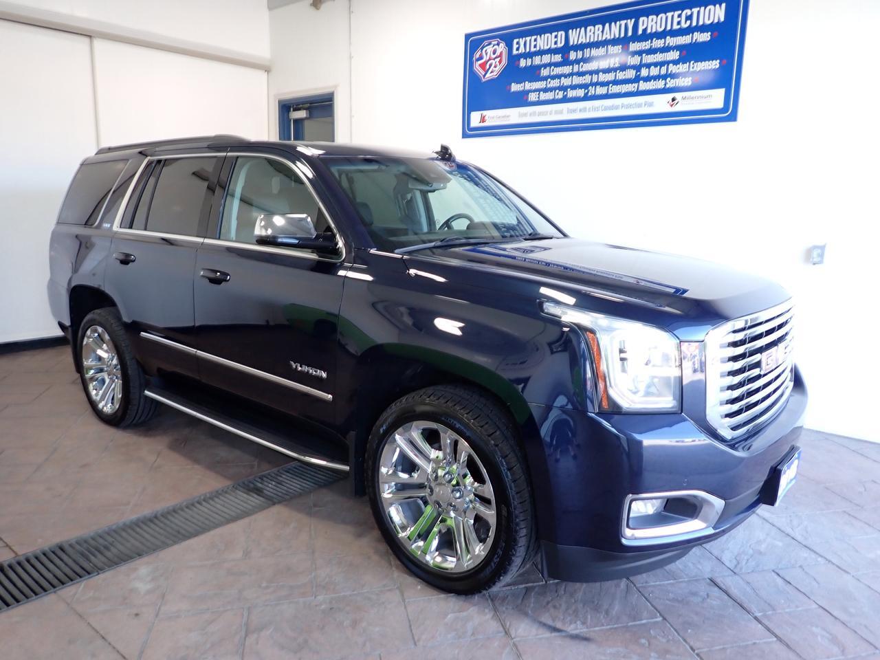 2018 GMC Yukon SLT 4WD LEATHER NAVI SUNROOF DVD CAPT CHAIRS