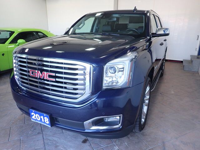 2018 GMC Yukon SLT 4WD LEATHER NAVI SUNROOF DVD CAPT CHAIRS Listowel ON