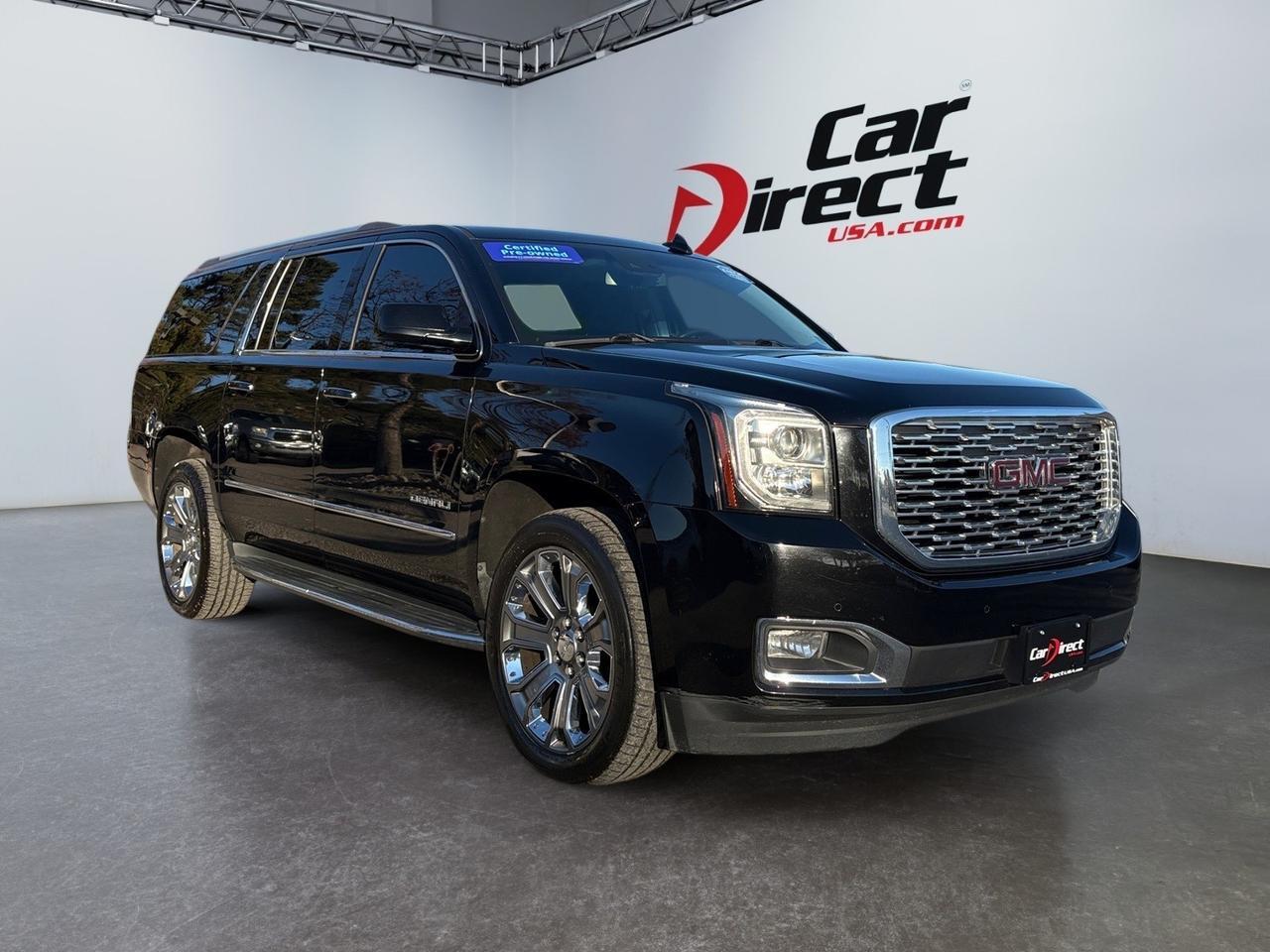2018 GMC Yukon XL Denali, HEADS-UP DISPLAY, RUNNING BOARDS, HANDS FREE LIFTGATE, POWER 3RD ROW SEATING, HEATED & VENTILATED SEATS, APPLE CARPLAY/ANDROID AUTO, ROOF RAILS, REAR DVD ENTERTAINMENT, CLEAN CARFAX, YOU CAN TAKE THIS YUKON HOME TODAY! Virginia Beach VA