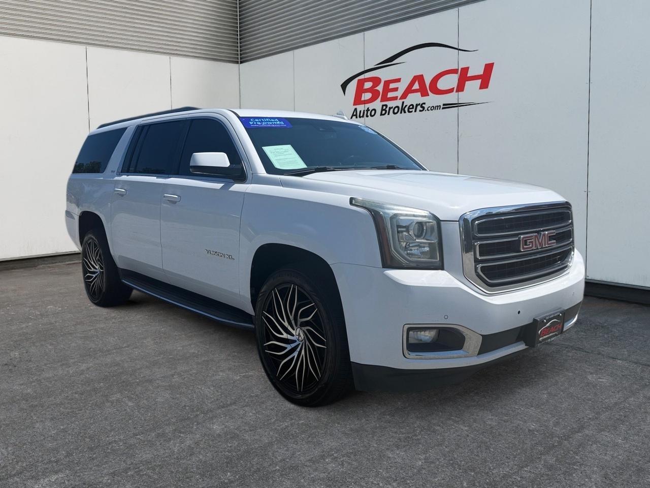 2018 GMC Yukon XL SLT, HEATED/VENTILATED SEATS, HEATED REAR SEATS, TOW PACKAGE, BLUETOOTH, BACKUP CAMERA, POWER MIRRORS, POWERED 3RD ROW, POWER LIFTGATE, RUNNING BOARDS, BOSE SPEAKERS, THIS YUKON IS READY FOR IT'S NECT FAMILY!