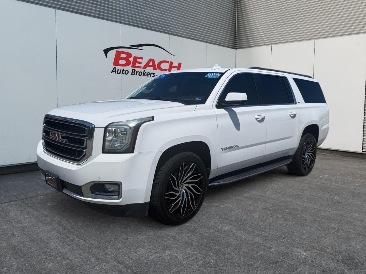 2018 GMC Yukon XL SLT, HEATED/VENTILATED SEATS, HEATED REAR SEATS, TOW PACKAGE, BLUETOOTH, BACKUP CAMERA, POWER MIRRORS, POWERED 3RD ROW, POWER LIFTGATE, RUNNING BOARDS, BOSE SPEAKERS, THIS YUKON IS READY FOR IT'S NECT FAMILY!