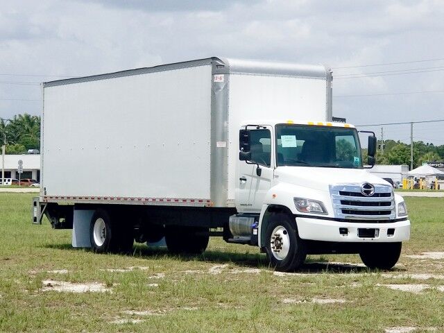 2018 Hino 268A 26&apos; Dry Box Truck with 2,500 lbs. Lift Gate