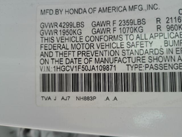 2018 Honda Accord EX-L Plano TX