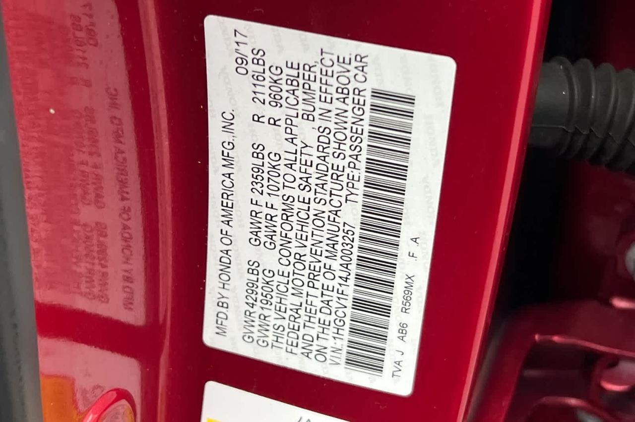 2018 Honda Accord LX 1.5T Roseville CA