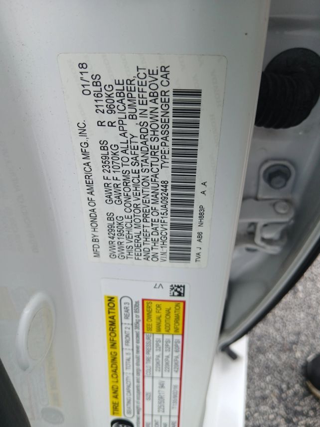 2018 Honda Accord LX Sedan 4D Maitland FL