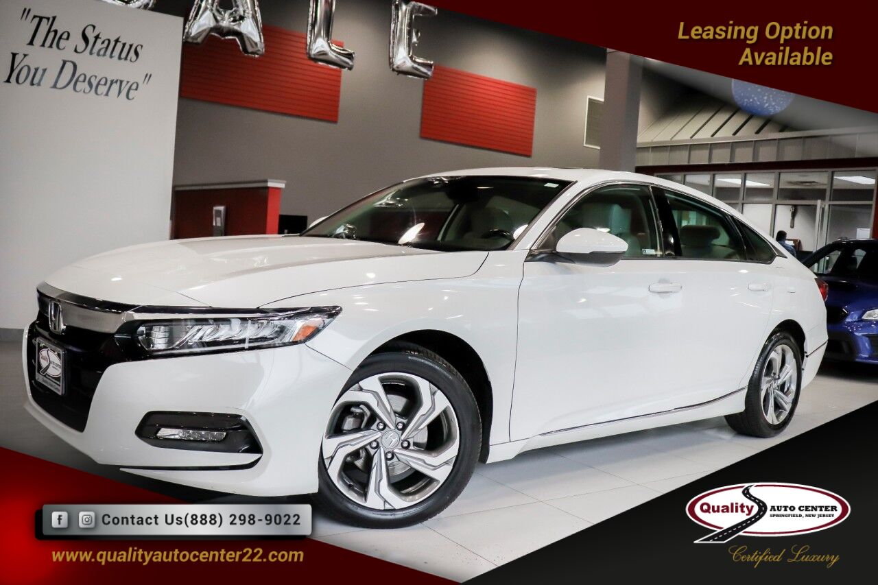 2018 Honda Accord Sedan EX-L 1.5T Leather Sunroof Back-Up Camera 1-Owner Springfield NJ 2018 Honda Accord Sedan EX-L 1.5T Leather Sunroof Back-Up Camera 1-Owner Springfield NJ