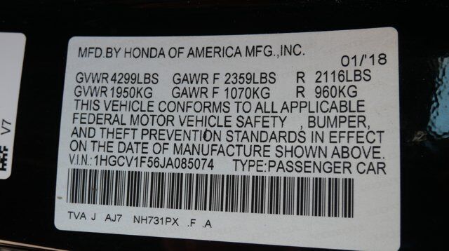 2018 Honda Accord Sedan EX-L 1.5T San Juan TX