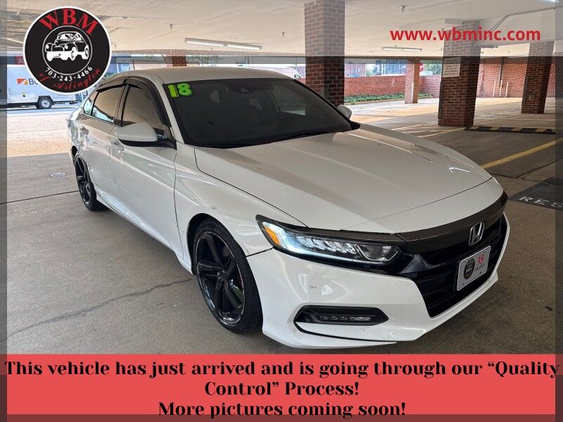 2018 Honda Accord Sedan Sport 1.5T CVT