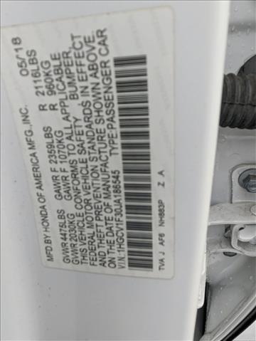 2018 Honda Accord Sedan Sport 1.5T Roseville CA