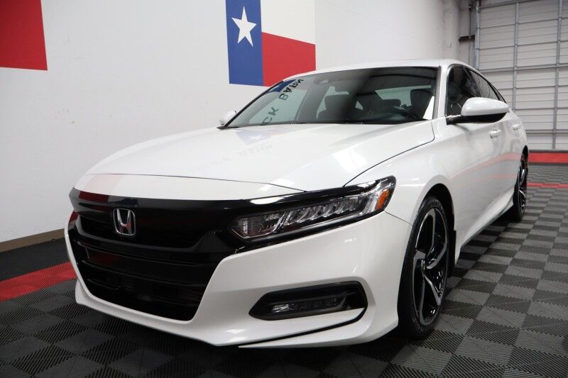 2018 Honda Accord Sedan Sport 2.0T 6 Speed Manual Touch Screen Camera FREE WARRANTY Arlington TX