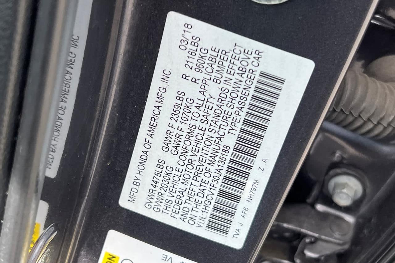 2018 Honda Accord Sport 1.5T Roseville CA