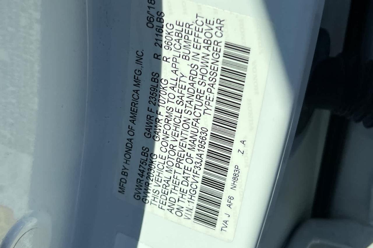 2018 Honda Accord Sport 1.5T Roseville CA