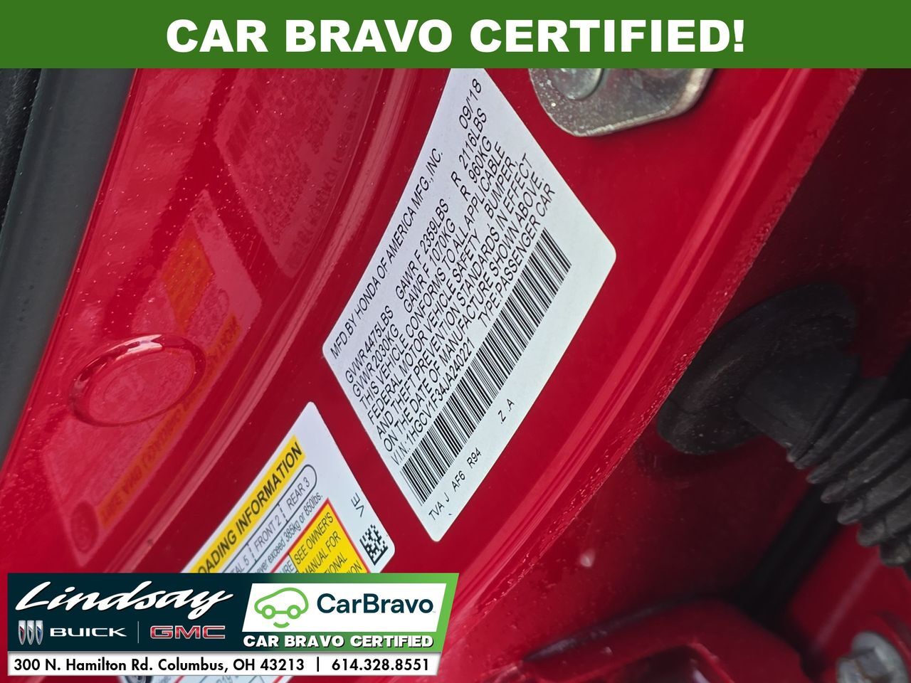 2018 Honda Accord Sport Columbus OH