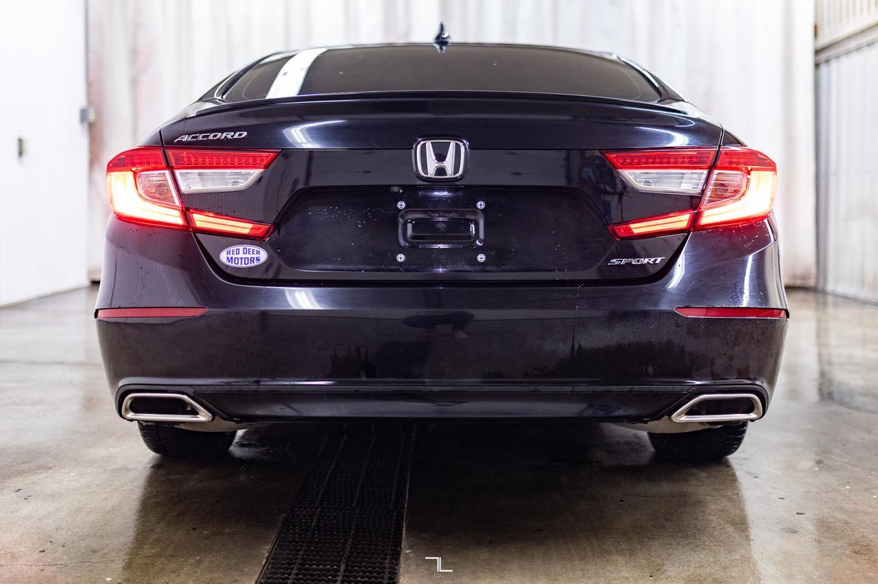 2018 Honda Accord Sport Leather Roof BCam Red Deer AB