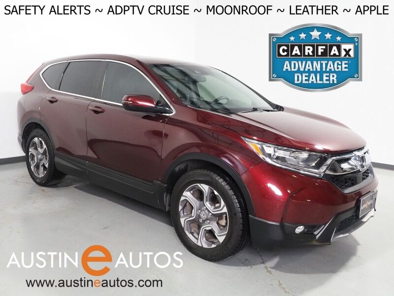 2018 Honda CR-V EX-L *ADAPTIVE CRUISE, SAFETY ALERTS, BACKUP-CAMERA, COLOR TOUCHSCREEN, MOONROOF, LEATHER, HEATED SEATS, REMOTE START, POWER LIFTGATE, KEYLESS ENTRY, ANDROID & APPLE