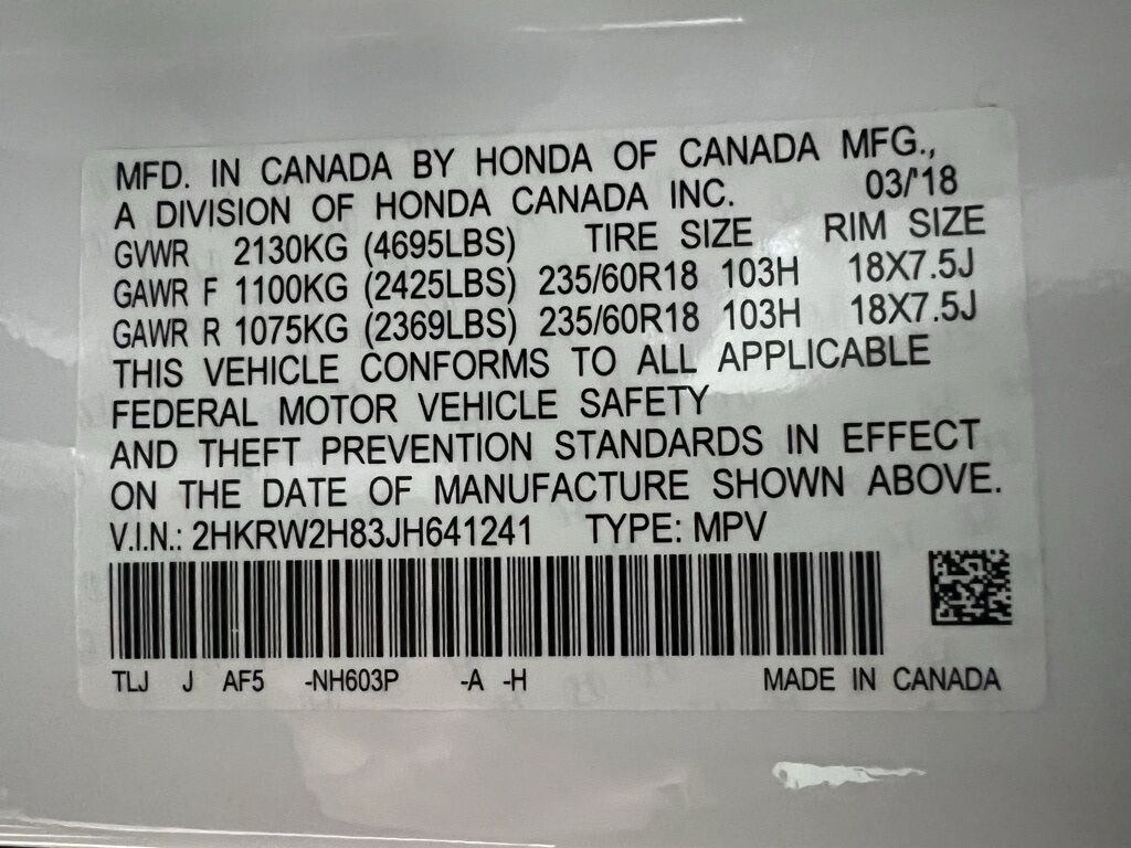 2018 Honda CR-V EX-L Highlands Ranch CO