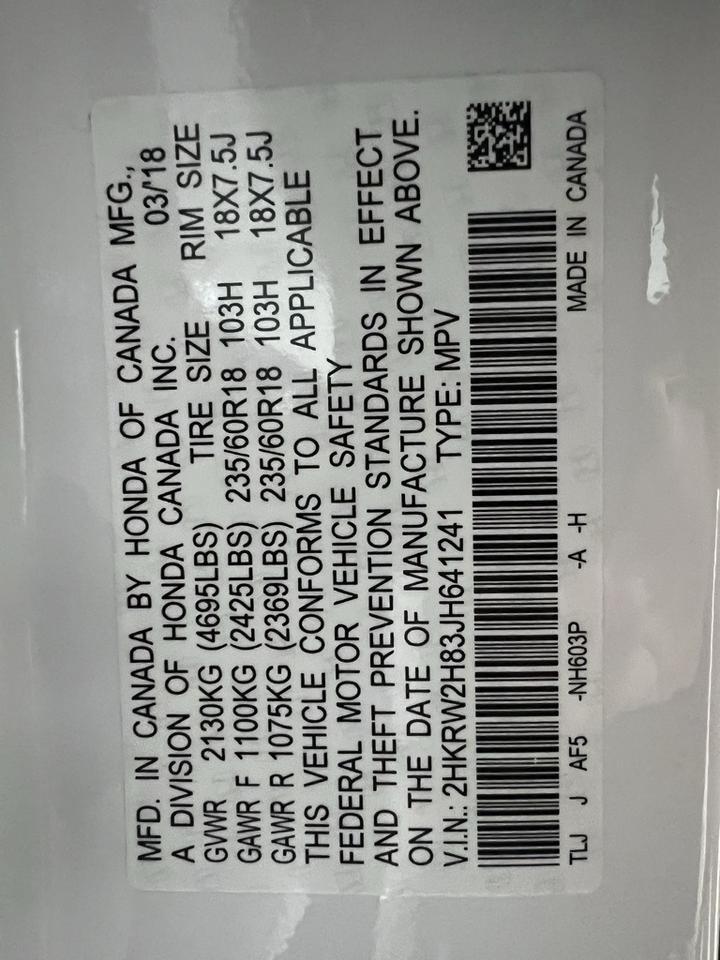 2018 Honda CR-V EX-L Loveland CO