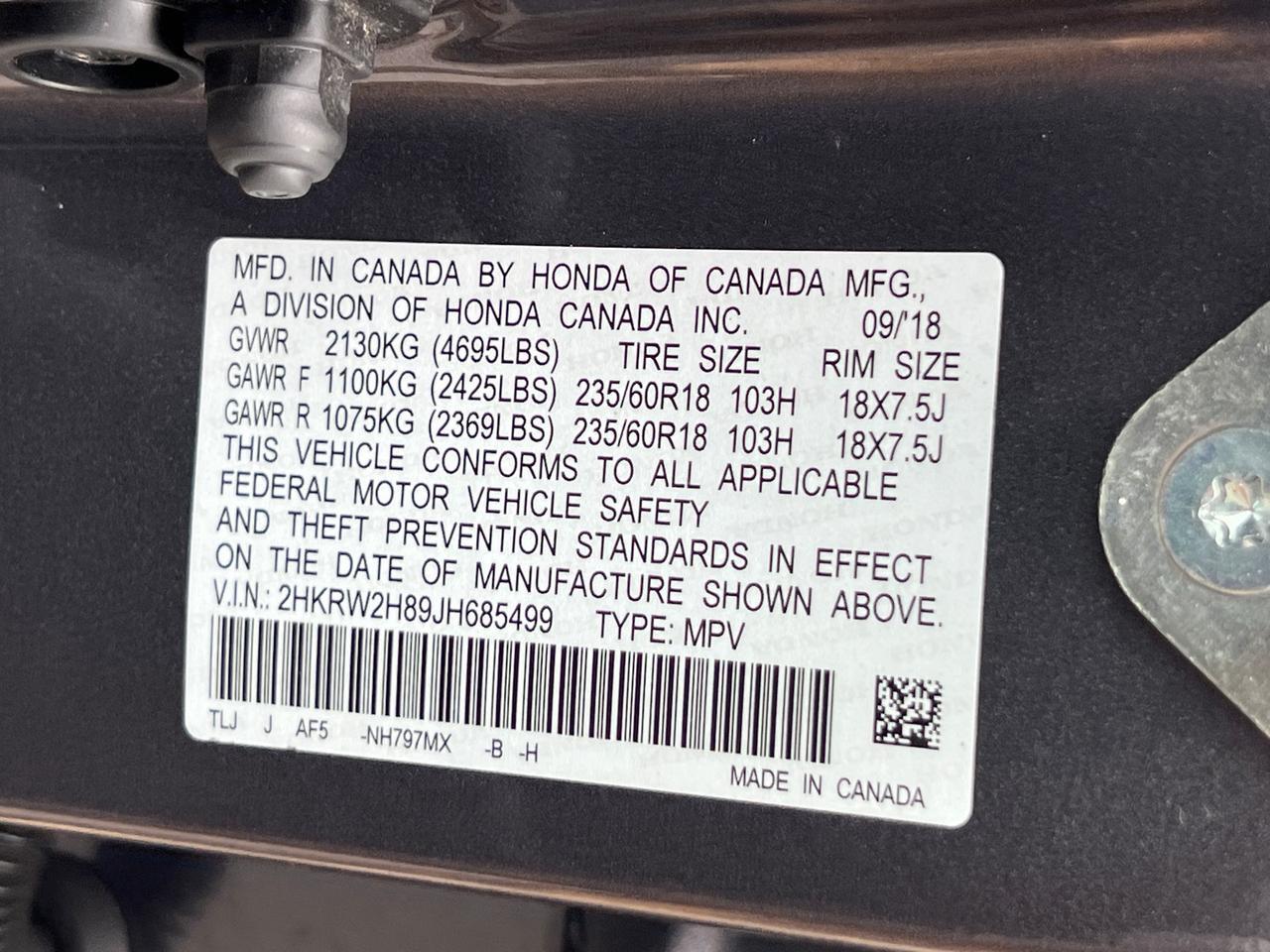 2018 Honda CR-V EX-L Hagerstown MD