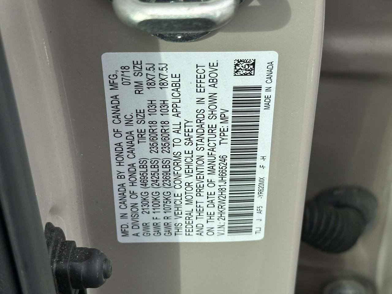 2018 Honda CR-V EX-L Alexandria VA