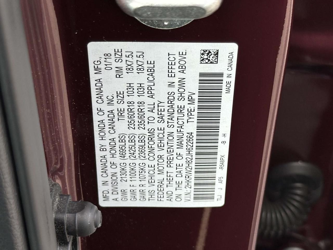 2018 Honda CR-V EX-L Alexandria VA