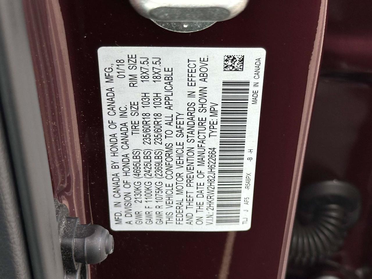 2018 Honda CR-V EX-L Alexandria VA