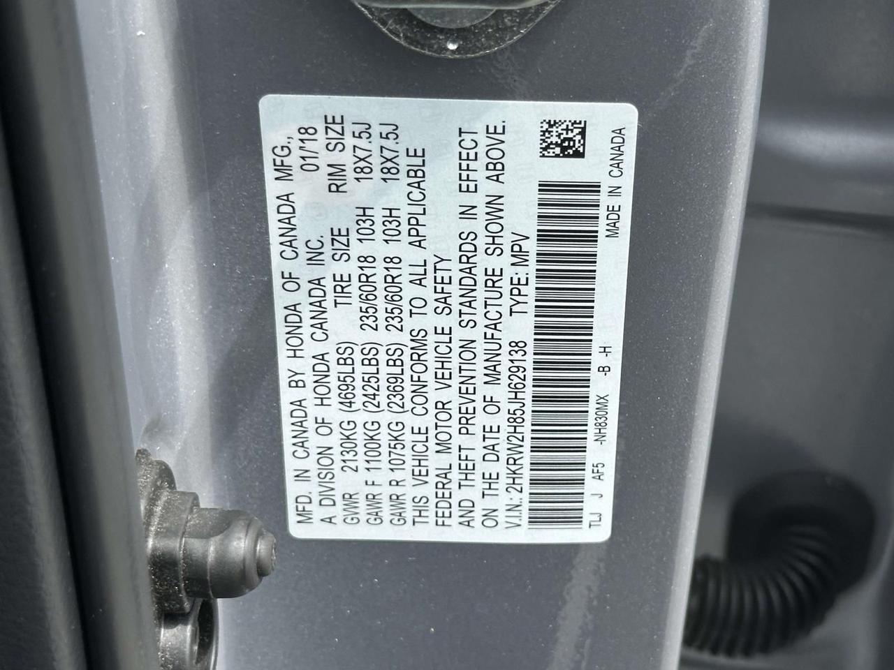 2018 Honda CR-V EX-L Alexandria VA
