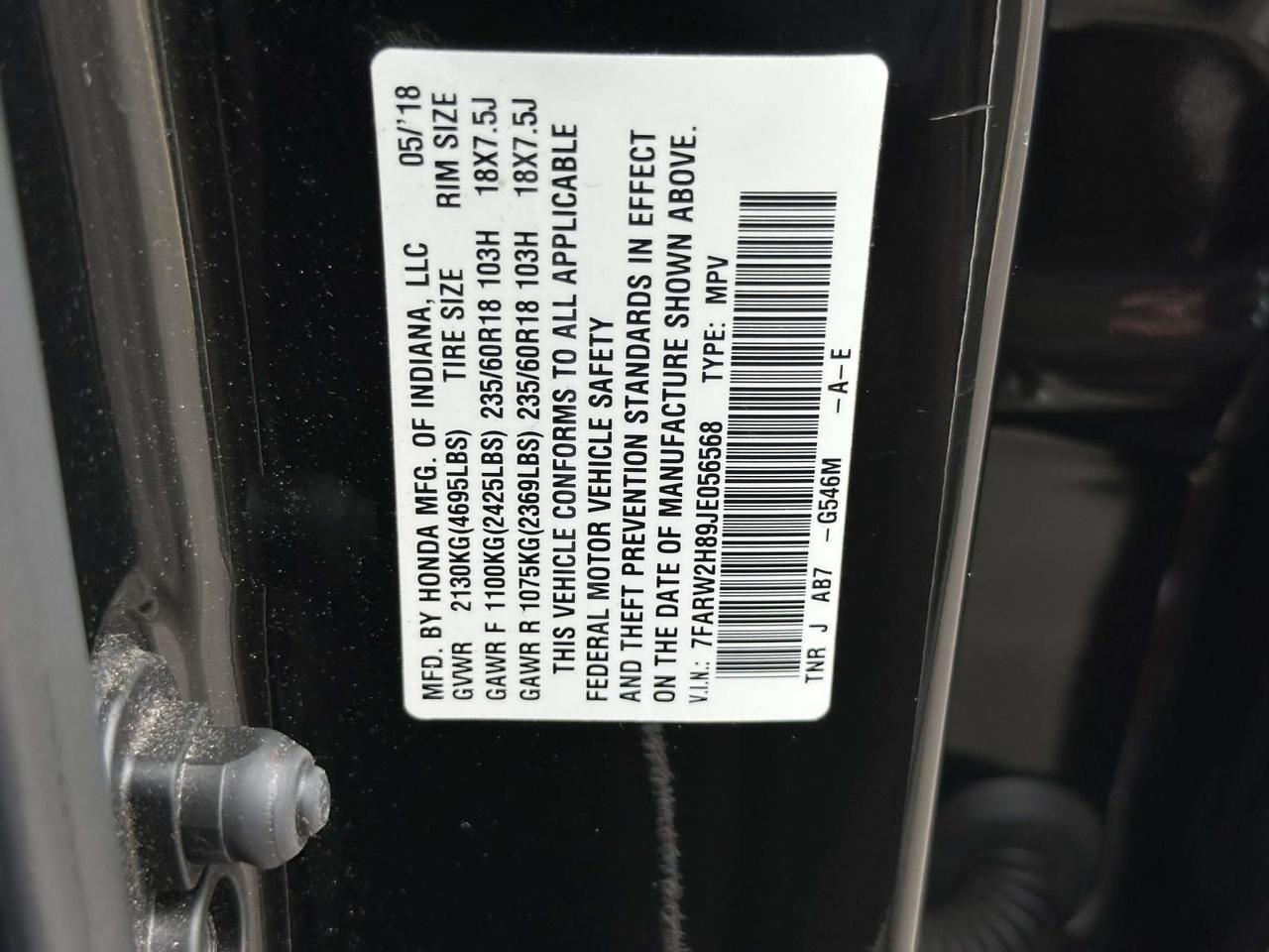 2018 Honda CR-V EX-L Alexandria VA