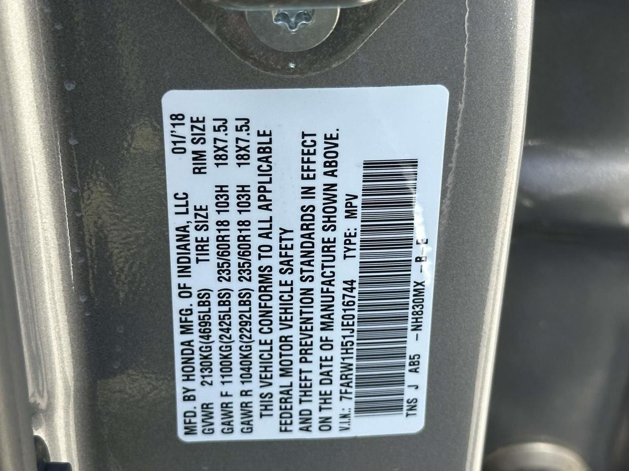 2018 Honda CR-V EX Alexandria VA