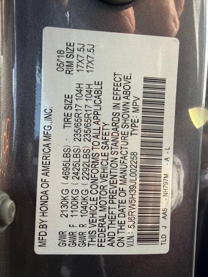 2018 Honda CR-V LX 4dr SUV Eldridge IA