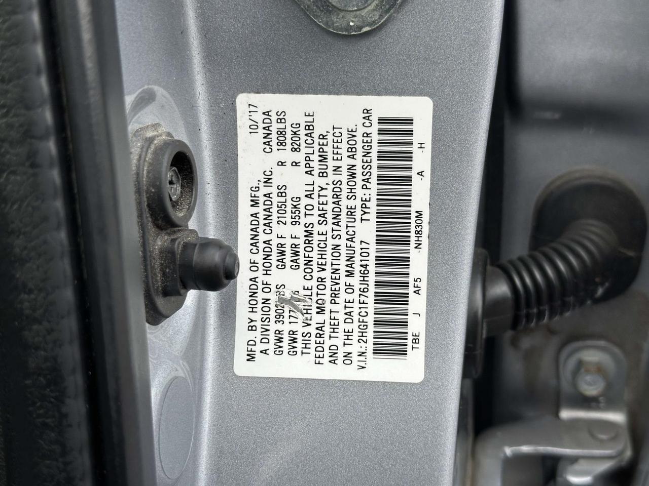 2018 Honda Civic EX-L Alexandria VA