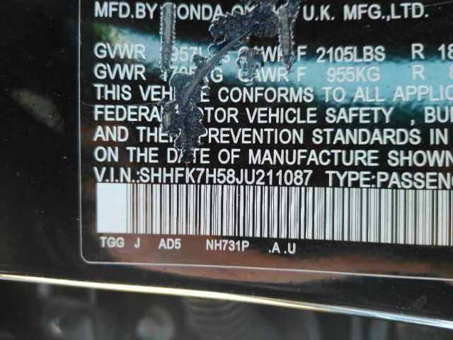 2018 Honda Civic EX Plano TX