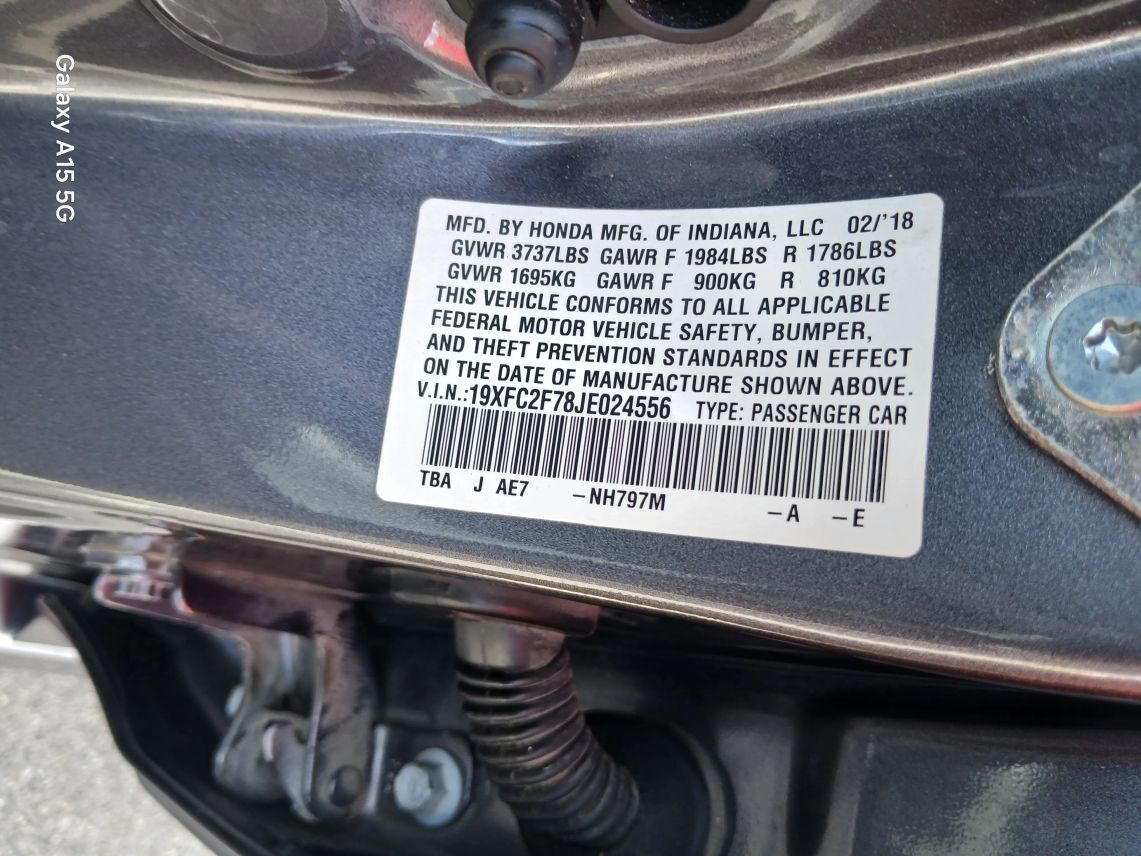 2018 Honda Civic EX Sedan 4D Maitland FL