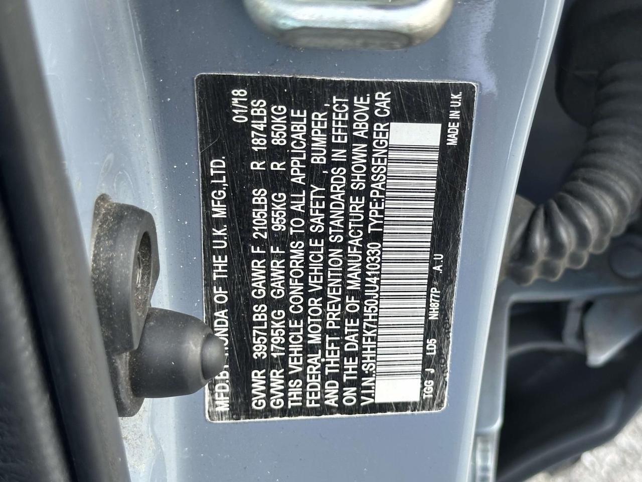 2018 Honda Civic EX Alexandria VA