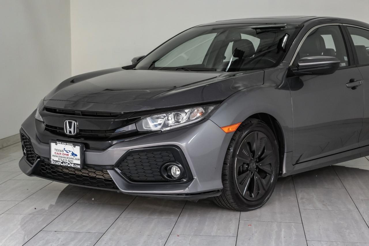 2018 Honda Civic Hatchback EX-L AUTOMATIC NAVIGATION SUNROOF LEATHER HEATED SEATS REAR CAME Carrollton TX