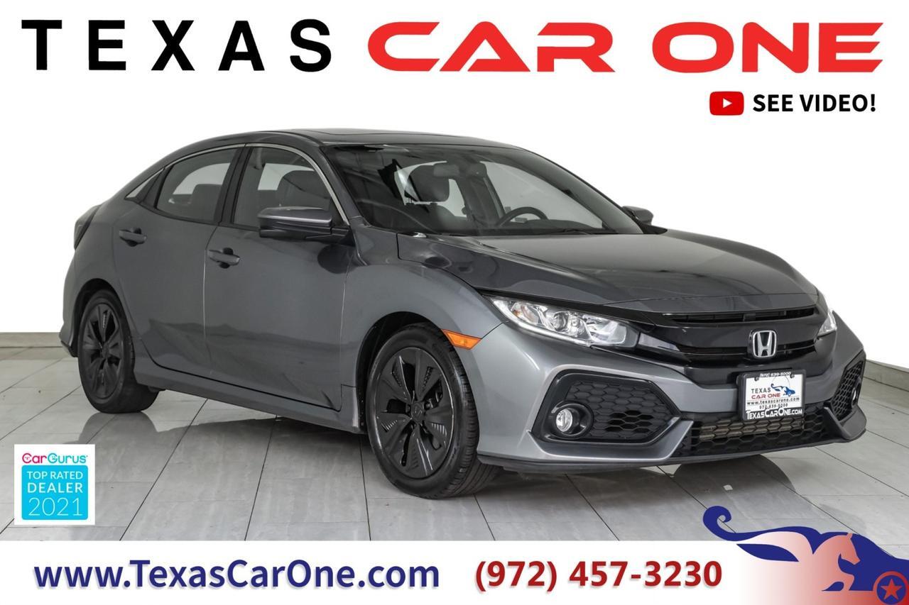 2018 Honda Civic Hatchback EX-L AUTOMATIC NAVIGATION SUNROOF LEATHER HEATED SEATS REAR CAME