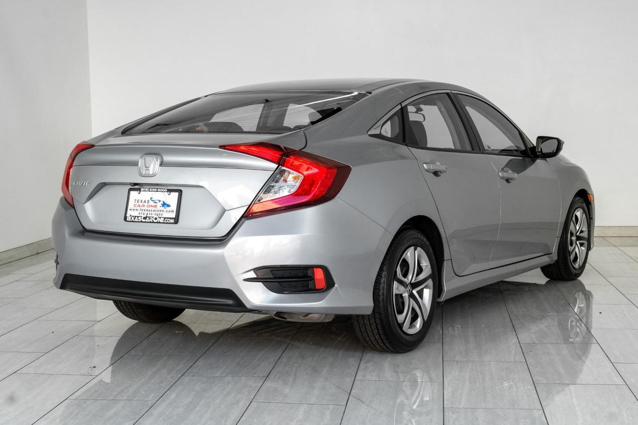 2018 Honda Civic LX AUTOMATIC REAR CAMERA BLUETOOTH CRUISE CONTROL REMOTE KEYLESS Carrollton TX