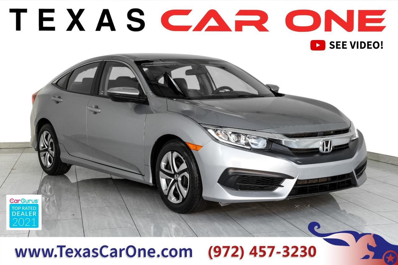 2018 Honda Civic LX AUTOMATIC REAR CAMERA BLUETOOTH CRUISE CONTROL REMOTE KEYLESS