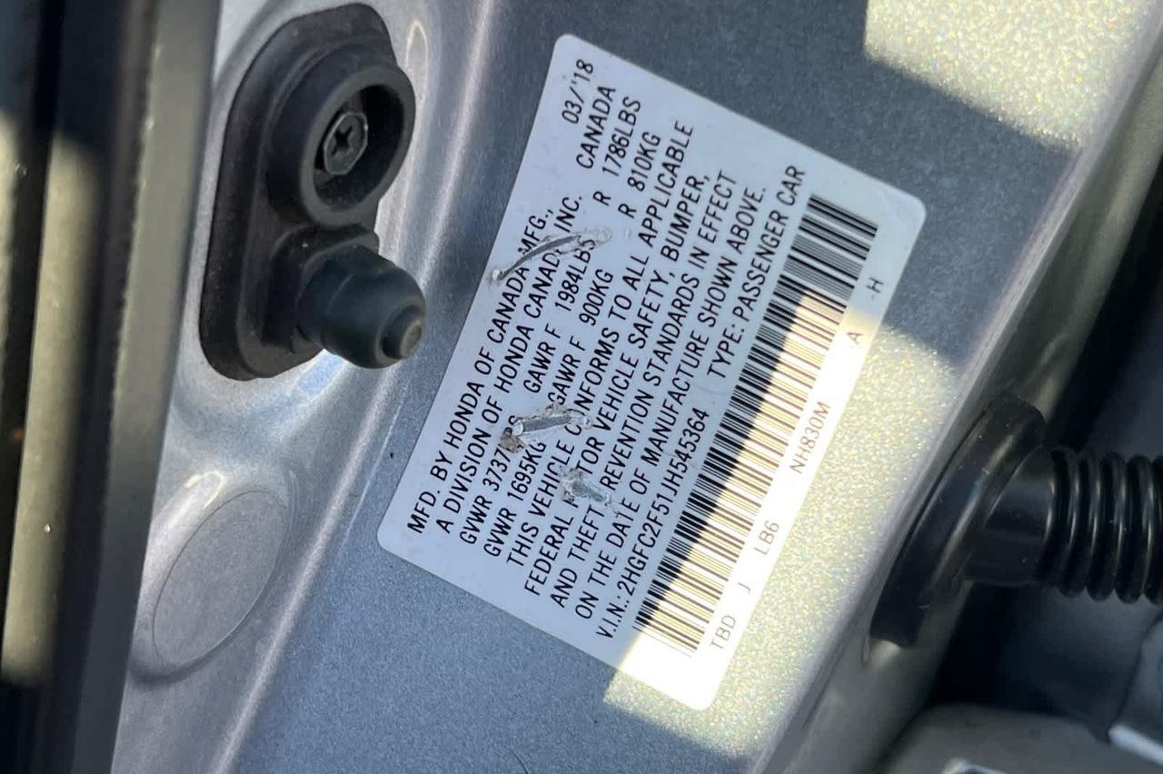 2018 Honda Civic LX Roseville CA