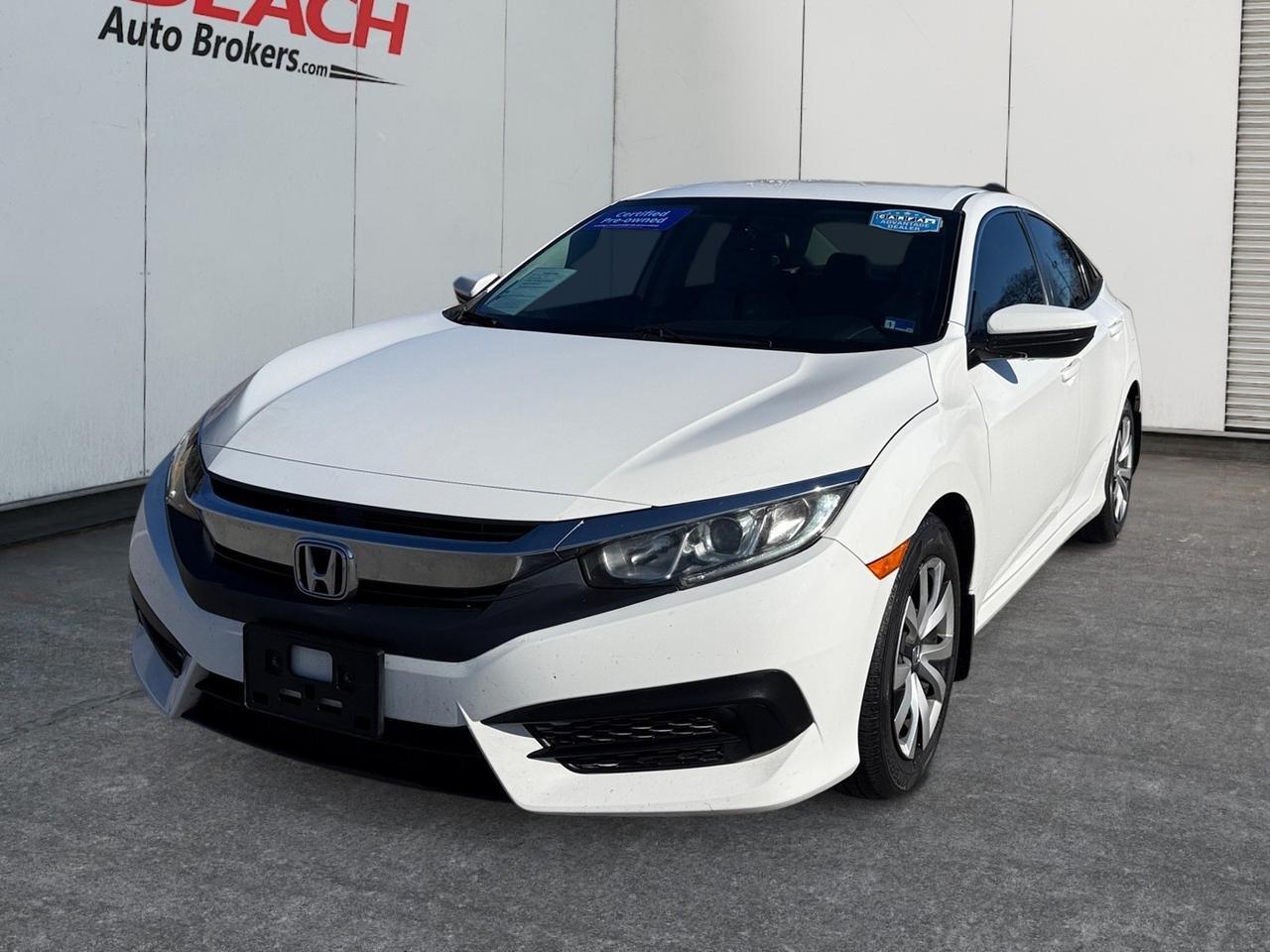 2018 Honda Civic Sedan LX, BLUETOOTH, KEYLESS ENTRY, BACKUP CAMERA, POWER MIRRORS, CRUISE CONTROL, STEERING WHEEL CONTROLS, COME AND TEST DRIVE THIS HONDA CIVIC TODAY!