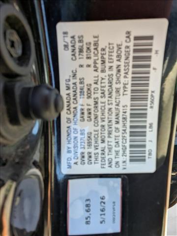 2018 Honda Civic Sedan LX Roseville CA