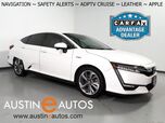 2018 Honda Clarity Plug-In Hybrid Touring *NAVIGATION, ADAPTIVE CRUISE, SAFETY ALERTS, BACKUP-CAMERA, COLOR TOUCHSCREEN, LEATHER, HEATED SEATS, KEYLESS ENTRY, 18 INCH ALLOYS, ANDROID & APPLE