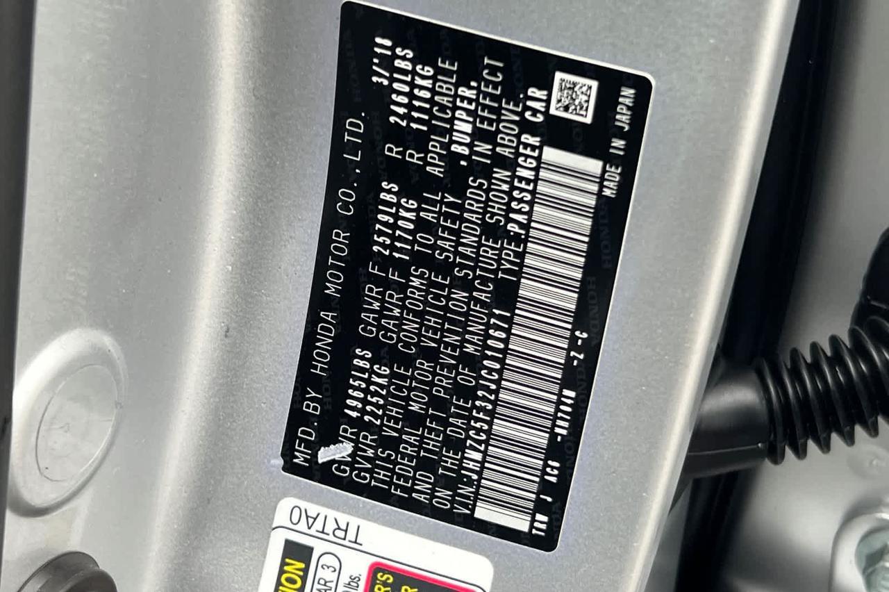 2018 Honda Clarity Plug-In Hybrid Touring Roseville CA