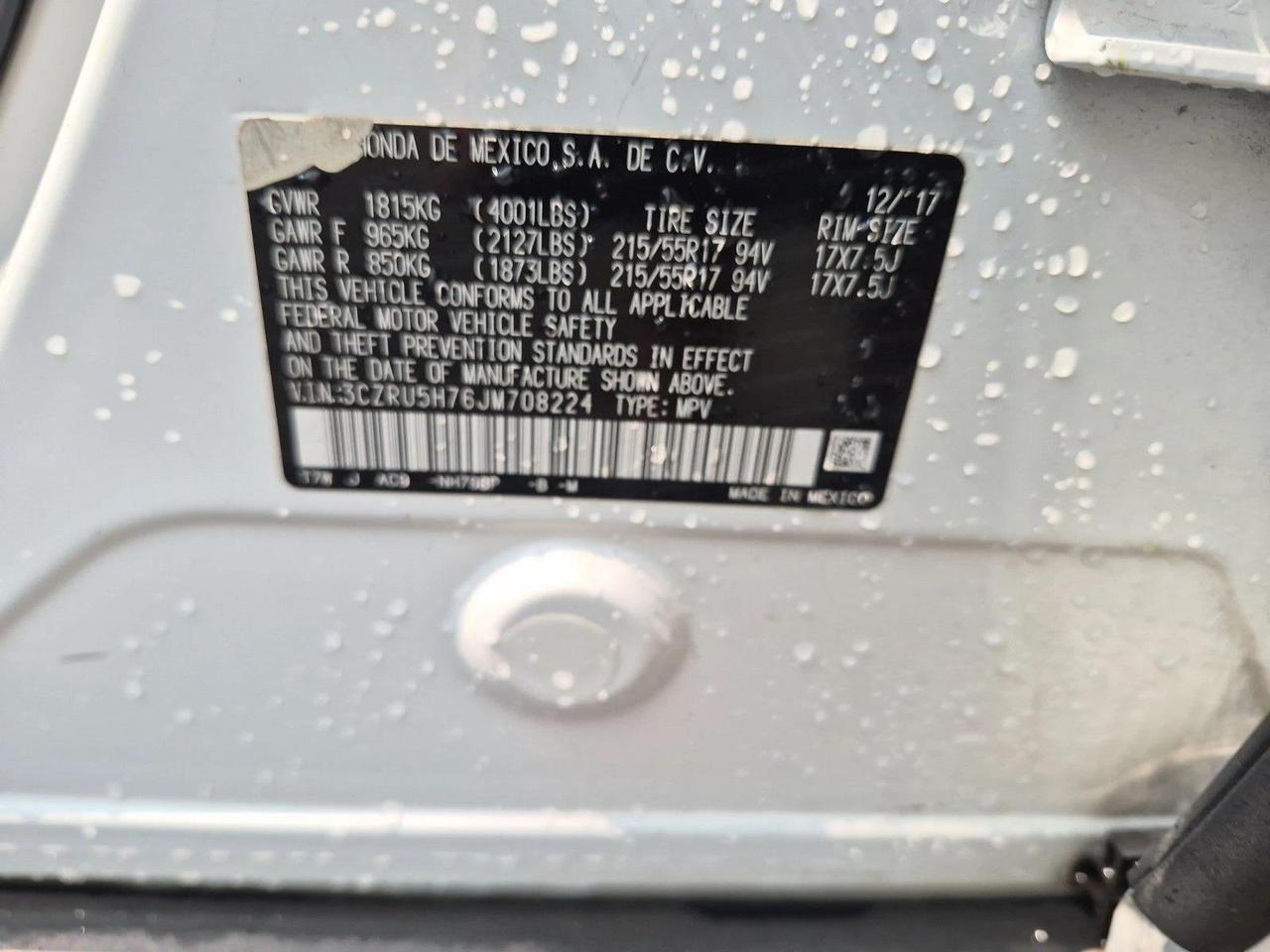 2018 Honda HR-V EX-L Navi Roseville CA