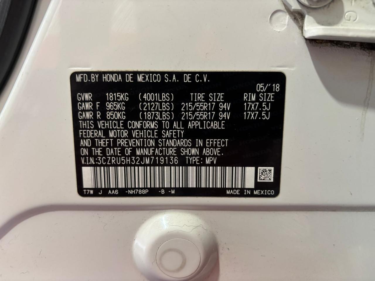 2018 Honda HR-V LX Franklin OH