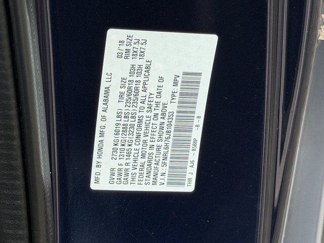 2018 Honda Odyssey EX-L Springfield VA