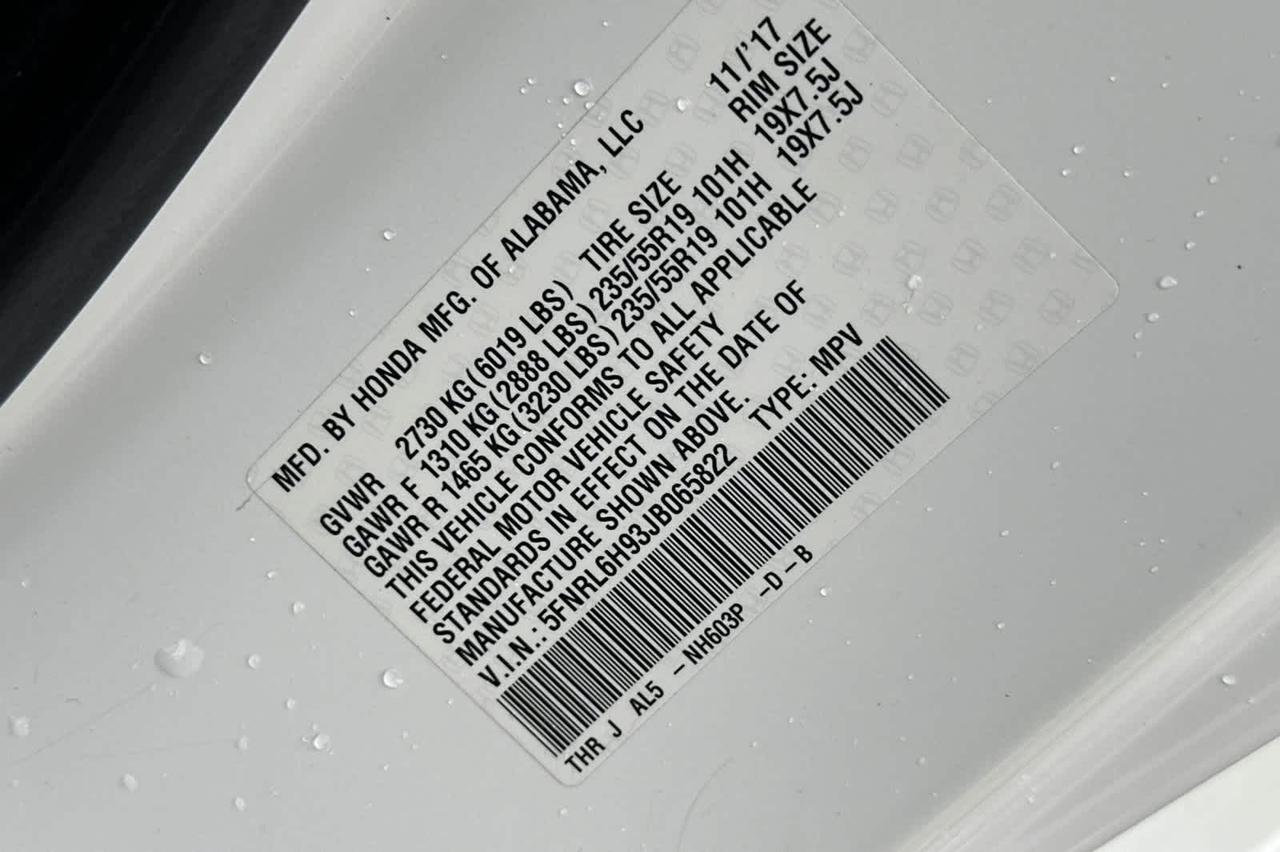 2018 Honda Odyssey Elite Roseville CA