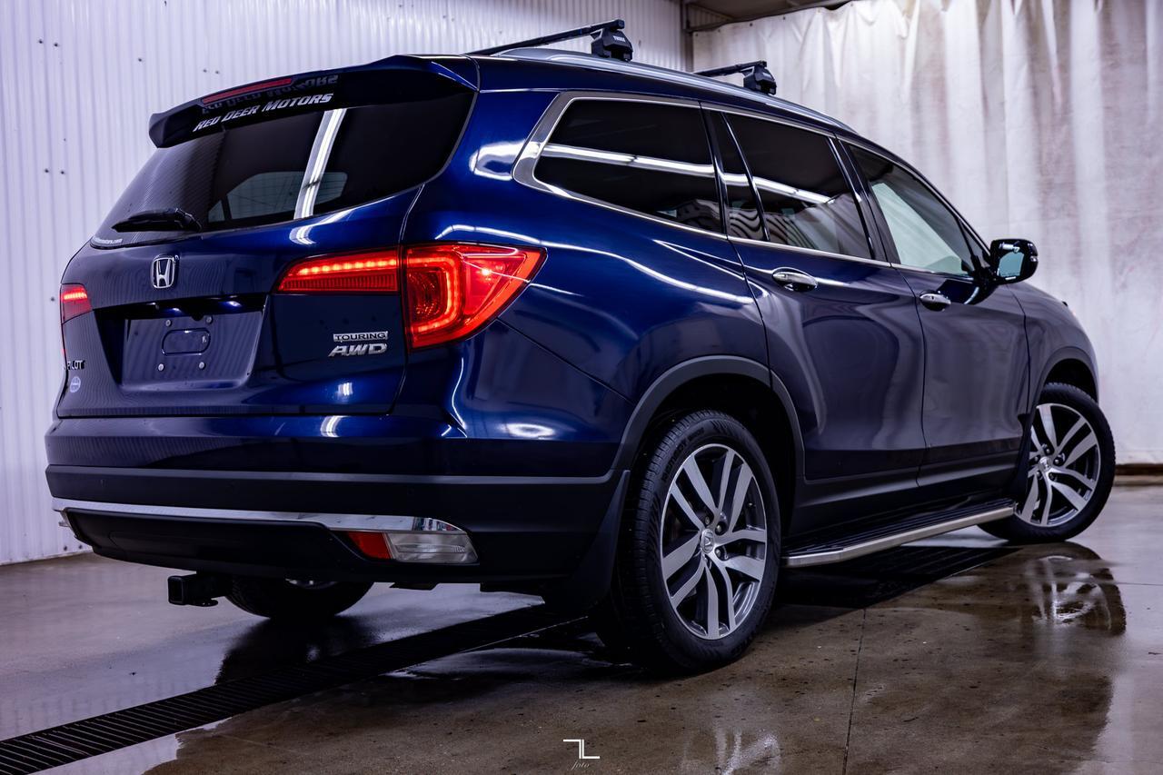 2018 Honda Pilot AWD Touring Leather Roof Nav BCam Red Deer AB
