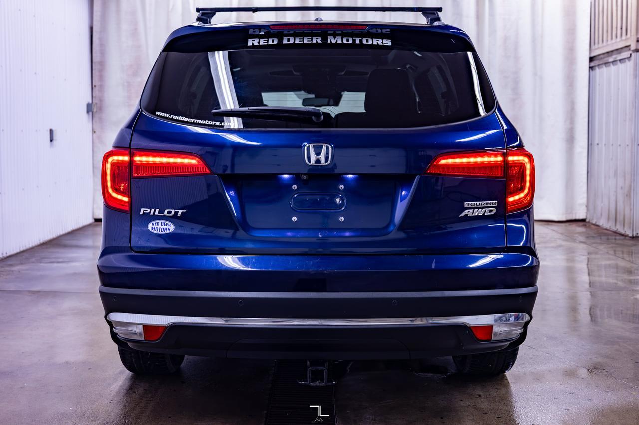 2018 Honda Pilot AWD Touring Leather Roof Nav BCam Red Deer AB